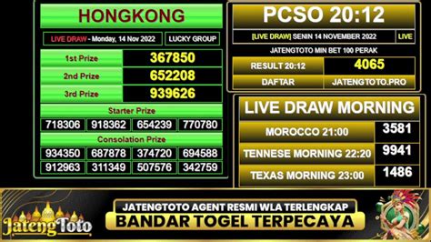 live draw pcso hari ini